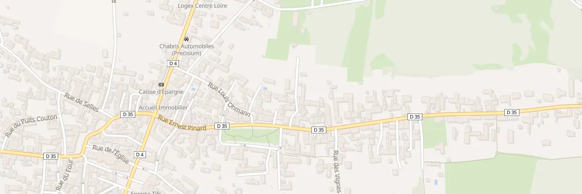 Plan du 57 Rue Ernest Pinard à Chabris