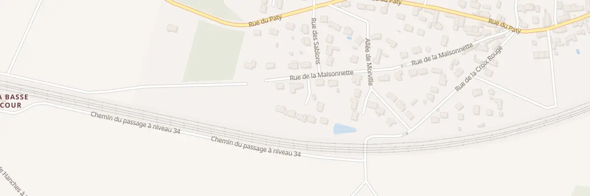 Plan du 17 Rue de la Maisonnette à Hanches