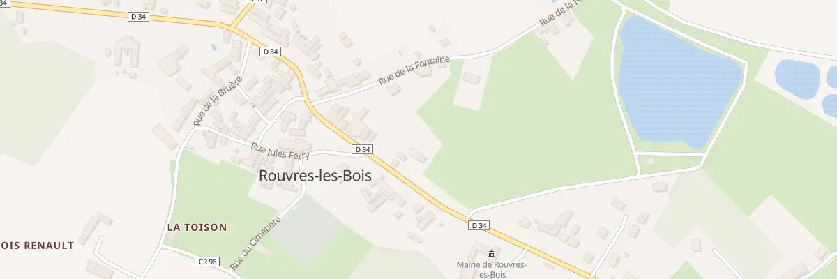 Plan du 15 Rue Principale à Rouvres-les-Bois