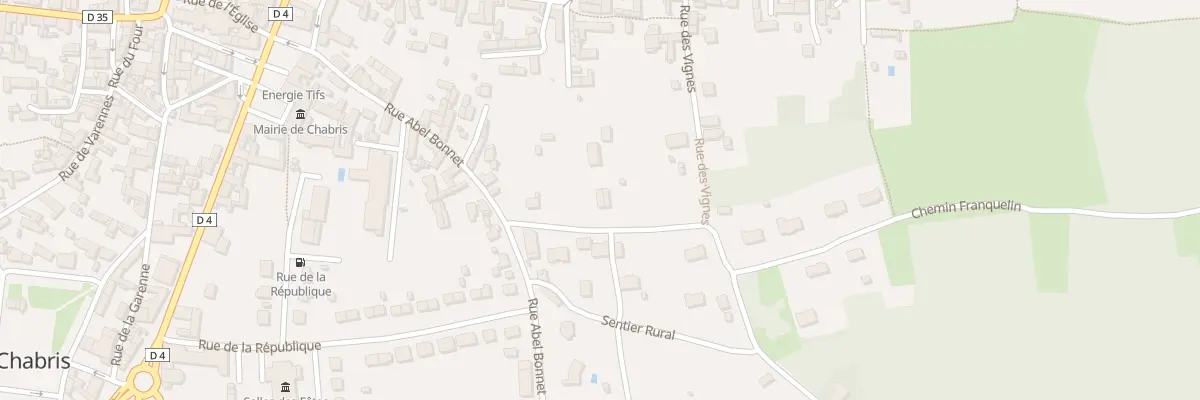 Plan du 9 Rue Franquelin à Chabris