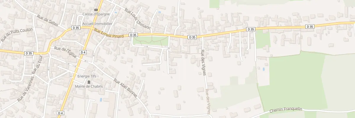 Plan du 58 Rue Ernest Pinard à Chabris