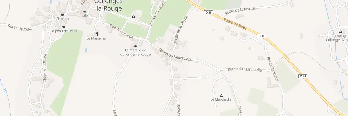 Plan du 5045 Le Bourg à Collonges-la-Rouge
