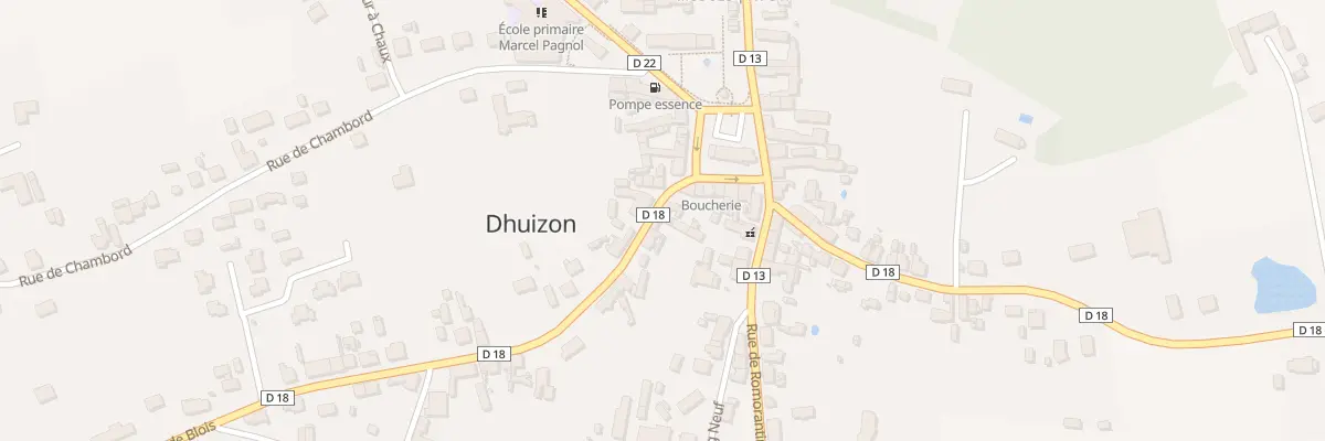 Plan du 4 Rue de Blois à Dhuizon