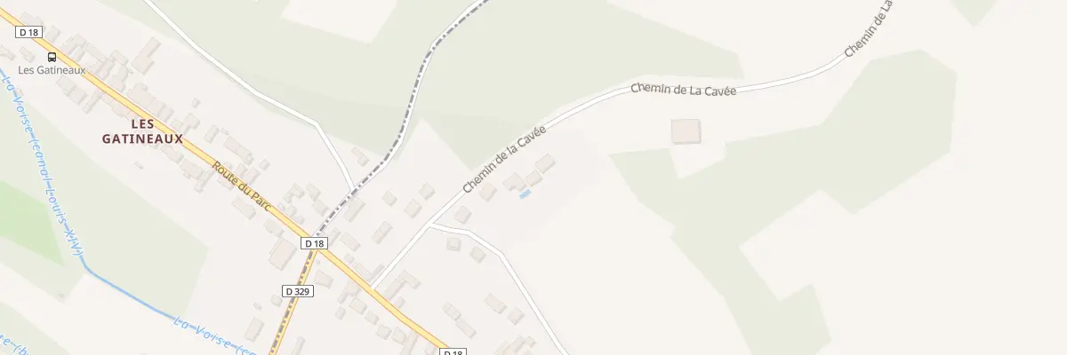 Plan du 8 Che de la Cavée à Gallardon