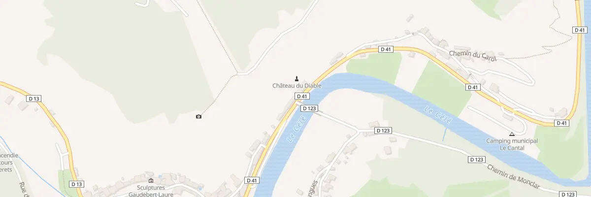 Plan du 2631 Rte du Cele à Cabrerets