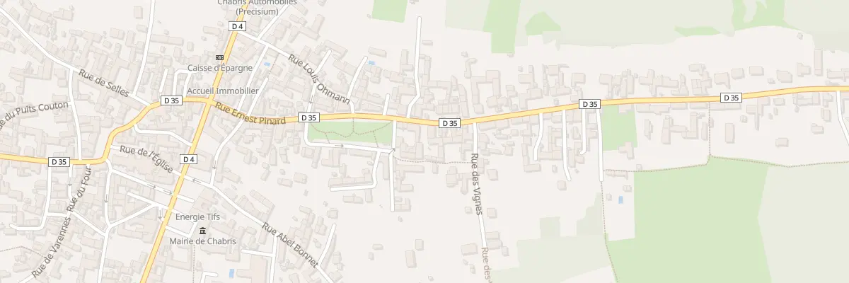 Plan du 68 Rue Ernest Pinard à Chabris