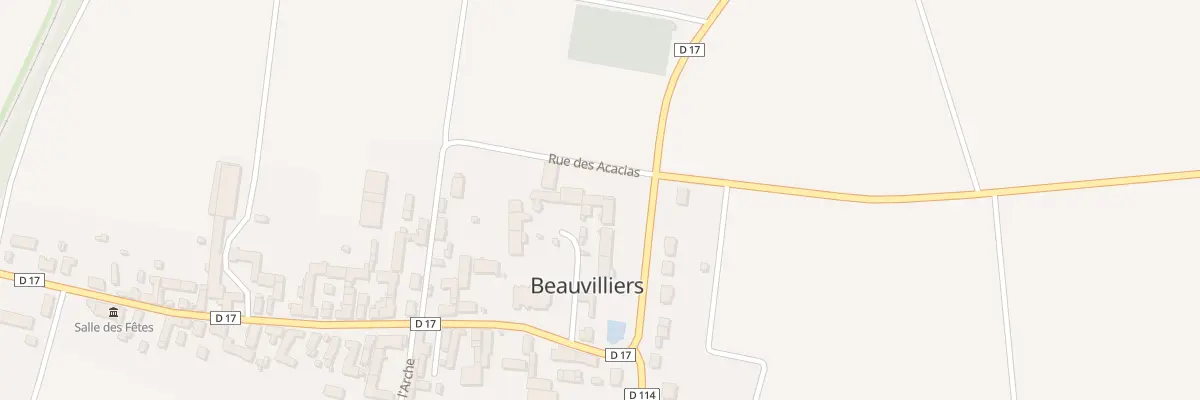 Plan du 55 Rue de Paris à Beauvilliers