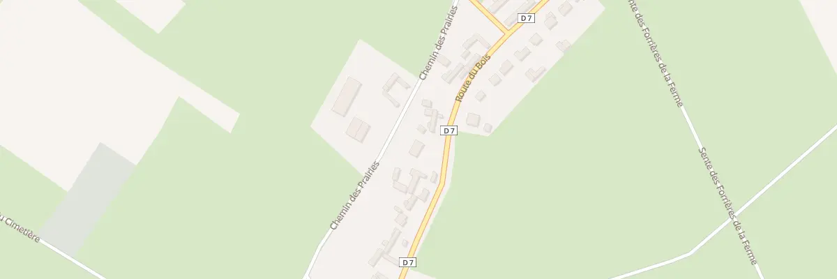 Plan du 21 Rte du Bois à Campneuseville