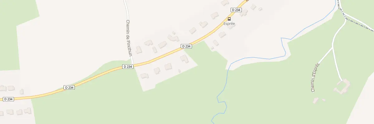 Plan du 690 Rte de Baincthun à Echinghen