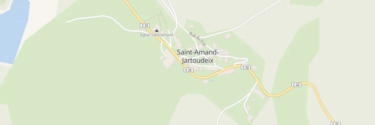 Plan du 12 Rue de la Mairie à Saint-Amand-Jartoudeix