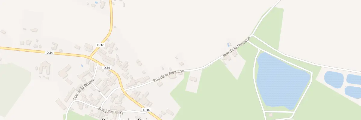 Plan du 19 Rue de la Fontaine à Rouvres-les-Bois