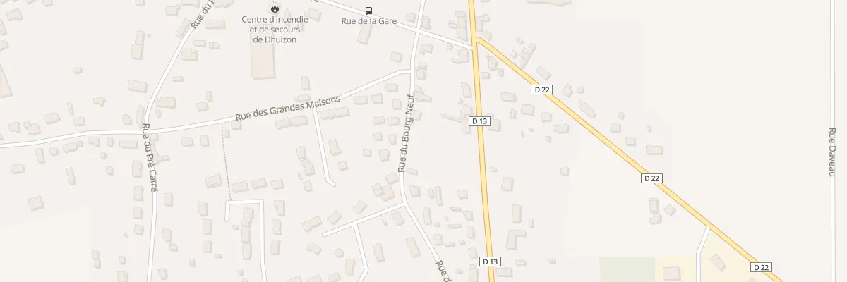 Plan du 14B Rue du Bourg Neuf à Dhuizon