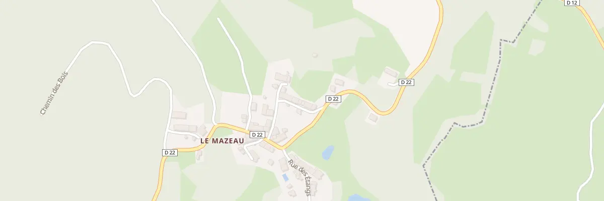 Plan du 5156 Le Mazeau à Auriat