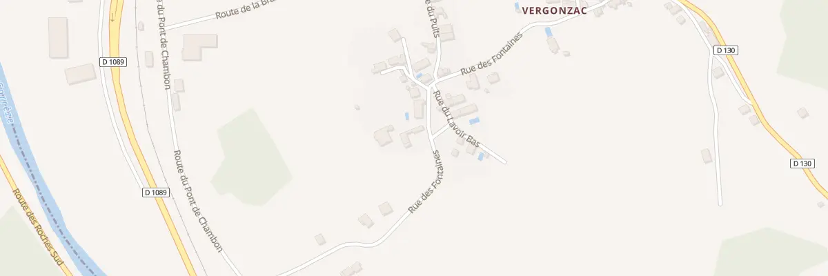 Plan du 5231 Vergonzac à Aubazines
