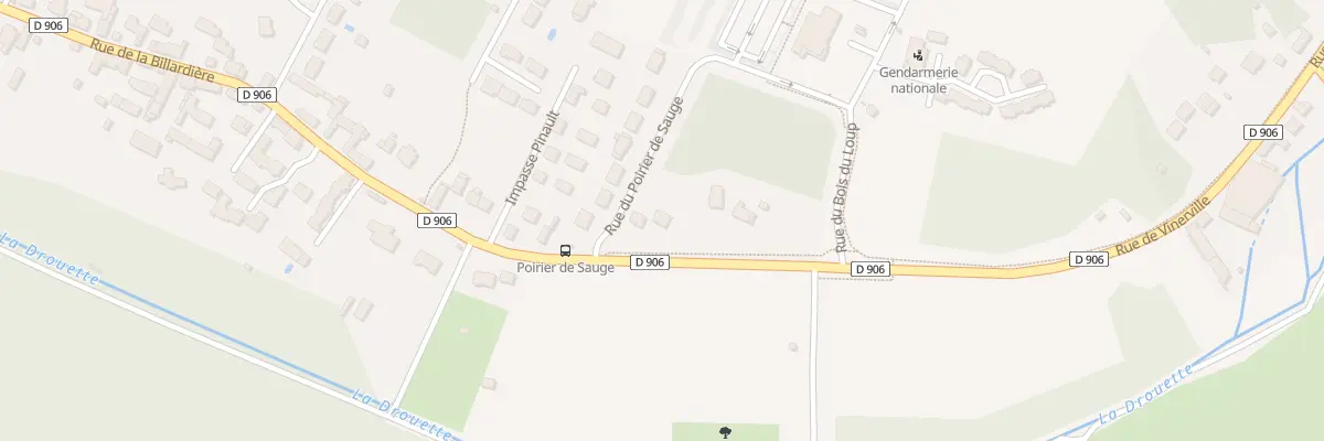 Plan du 87 Rue de la Billardière à Hanches