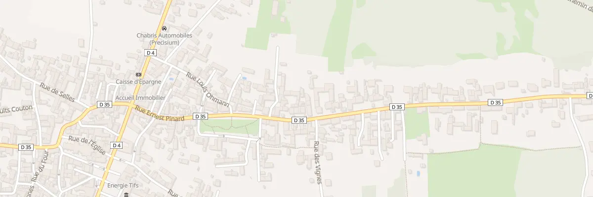 Plan du 73 Rue Ernest Pinard à Chabris