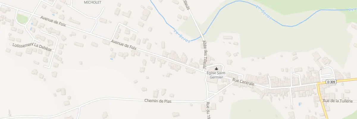 Plan du 12 Av de Foix à Saint-Paul-de-Jarrat