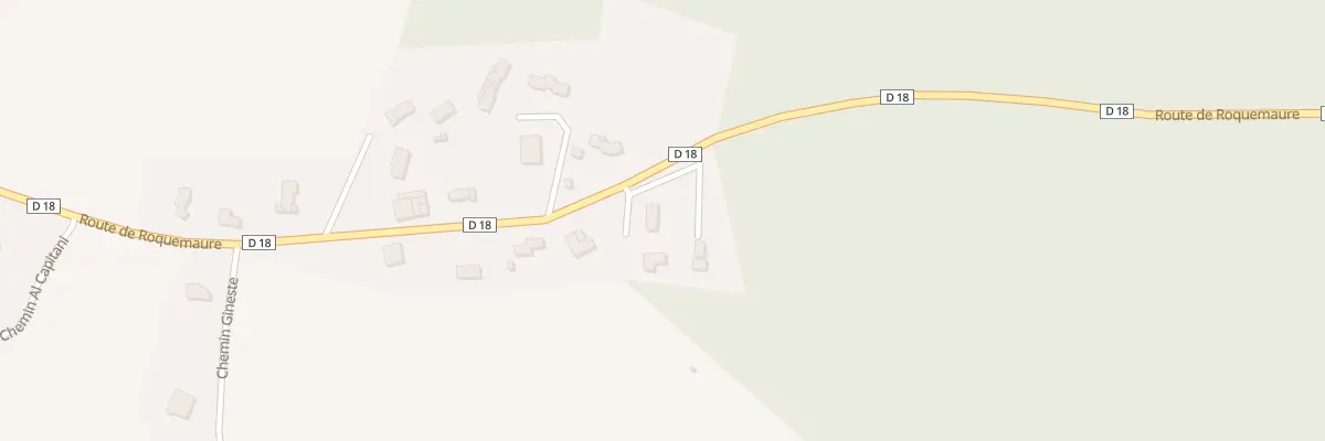 Plan du 1405 Rte de Roquemaure à Grazac