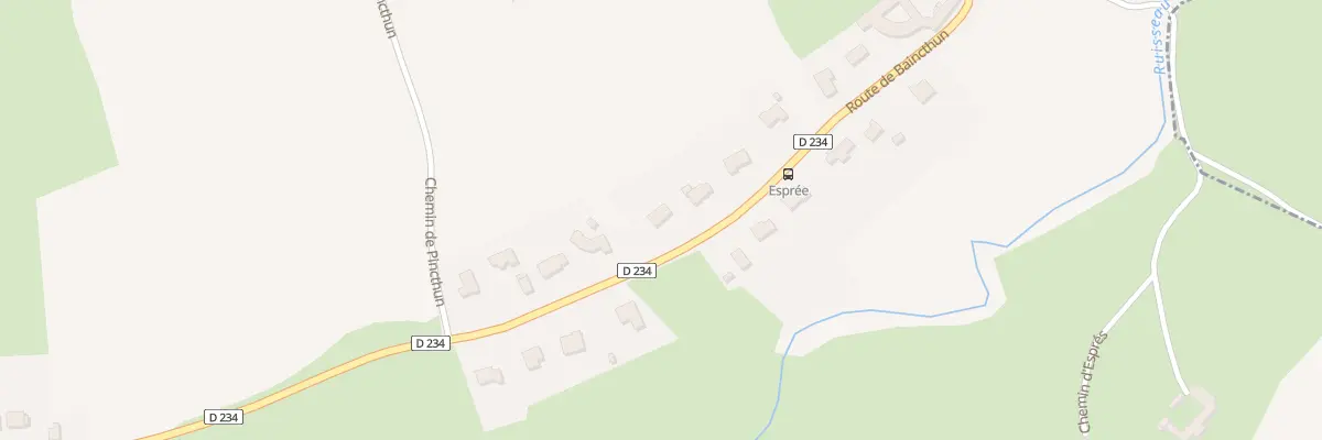 Plan du 761 Rte de Baincthun à Echinghen