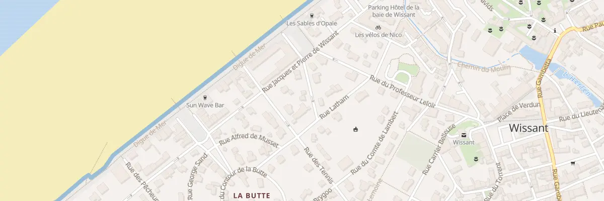 Plan du 1 Rue Verlaine à Wissant