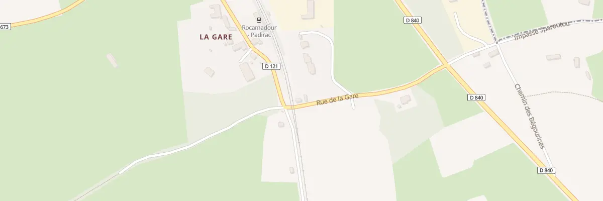 Plan du 375 Rue de la Gare à Rocamadour