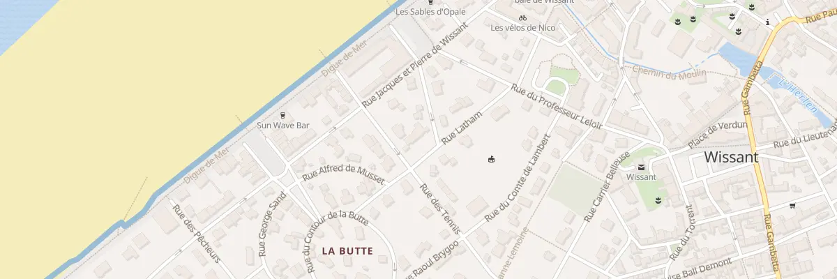 Plan du 4 Rue Latham à Wissant