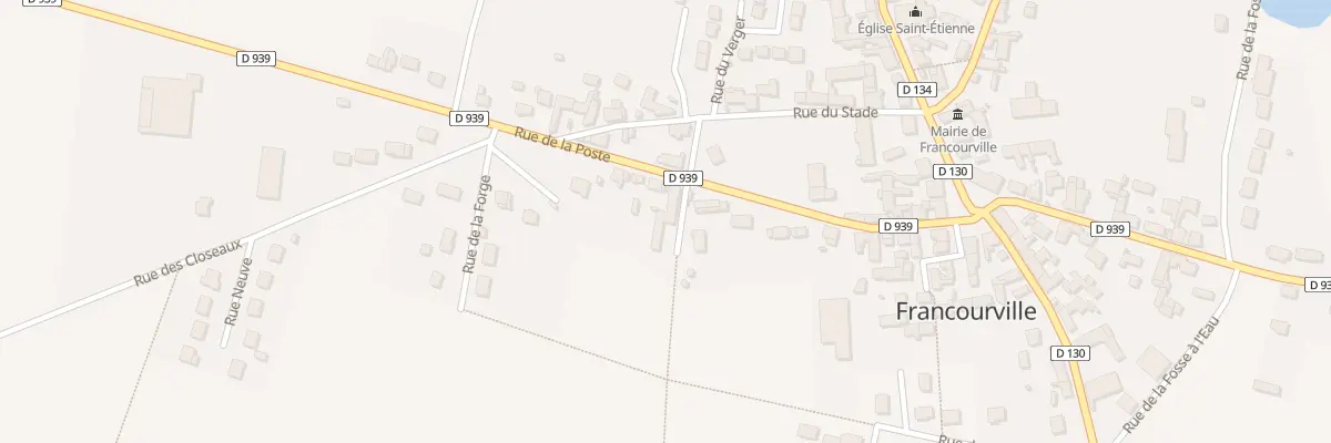 Plan du 13 Rue de la Poste à Francourville