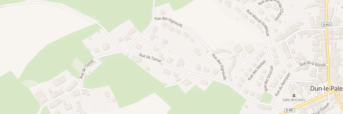 Plan du 18 Rue de Tarsat à Dun-le-Palestel