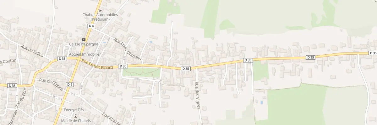 Plan du 81 Rue Ernest Pinard à Chabris