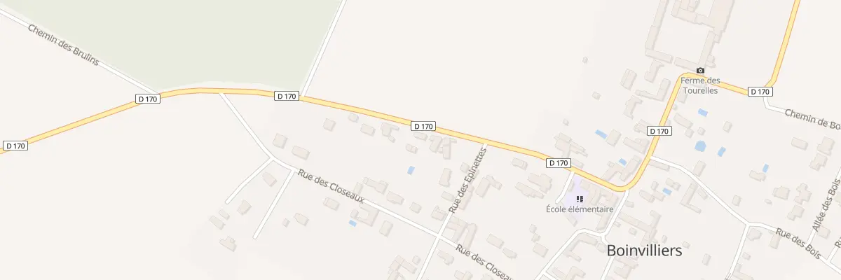 Plan du 13B Av du Vieux Château à Boinvilliers
