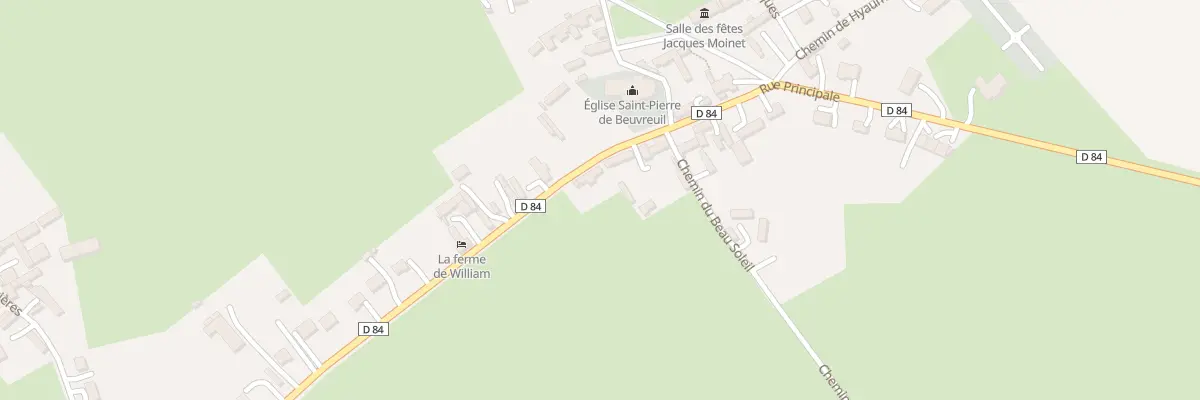 Plan du 1348 Rue Principale à Dampierre-en-Bray