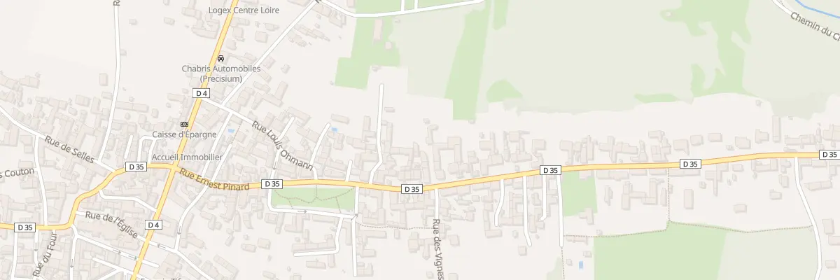 Plan du 85 Rue Ernest Pinard à Chabris