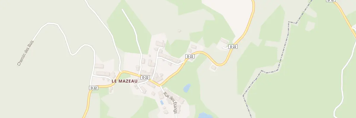 Plan du 5109 Le Mazeau à Auriat
