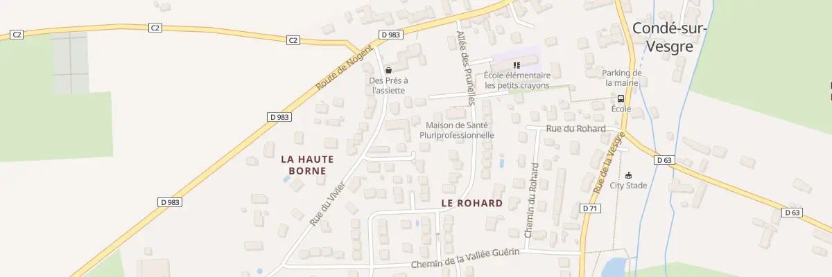 Plan du 8 All de Liliane à Condé-sur-Vesgre