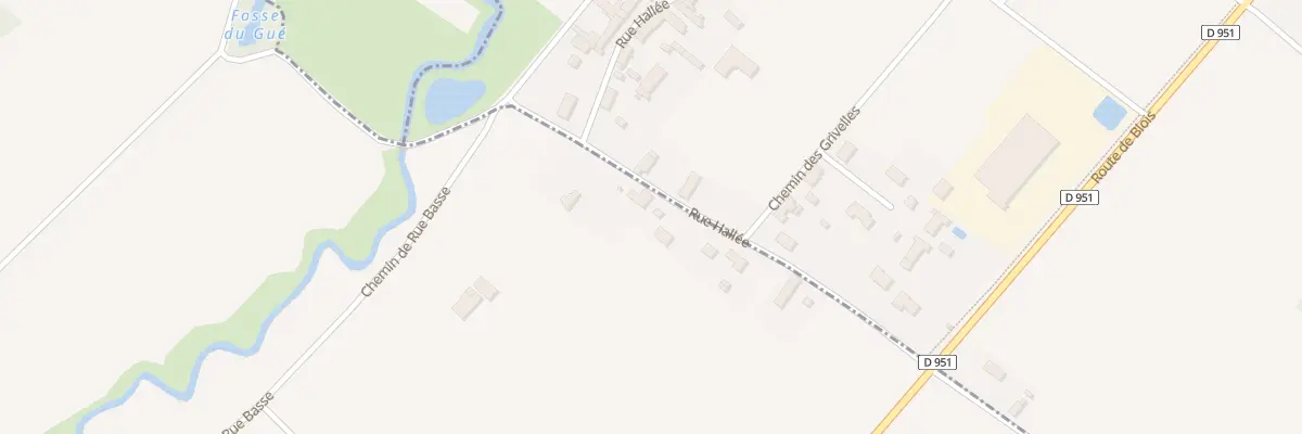 Plan du 16 Rue Hallée à Saint-Laurent-Nouan