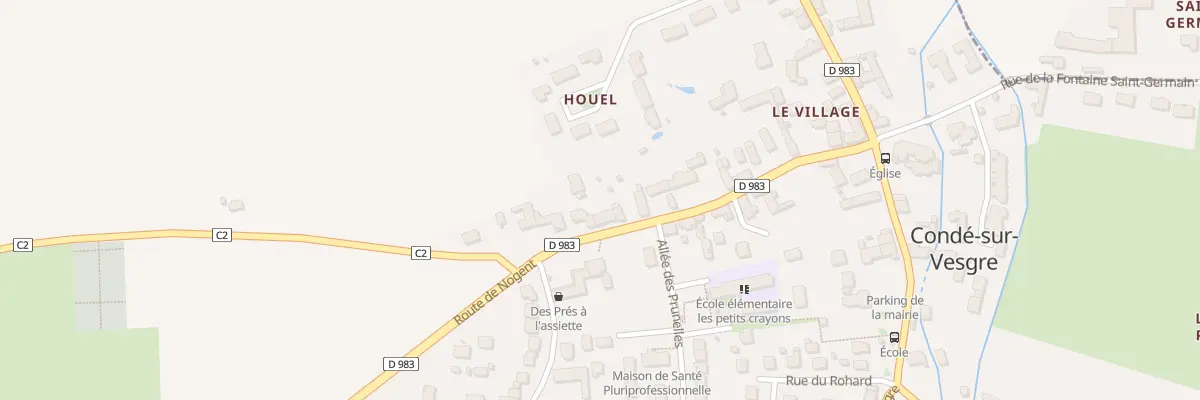 Plan du 24 Rue du Vieux Village à Condé-sur-Vesgre