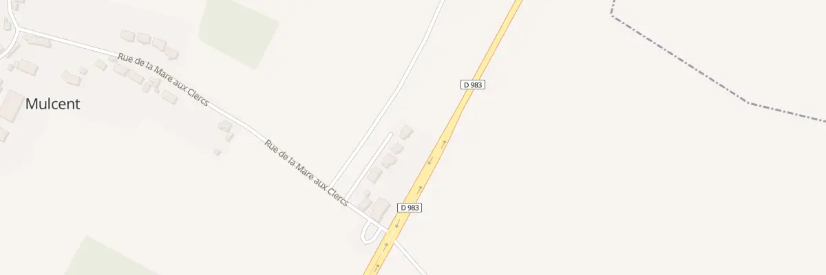 Plan du 8 Imp de la Mare aux Clercs à Mulcent