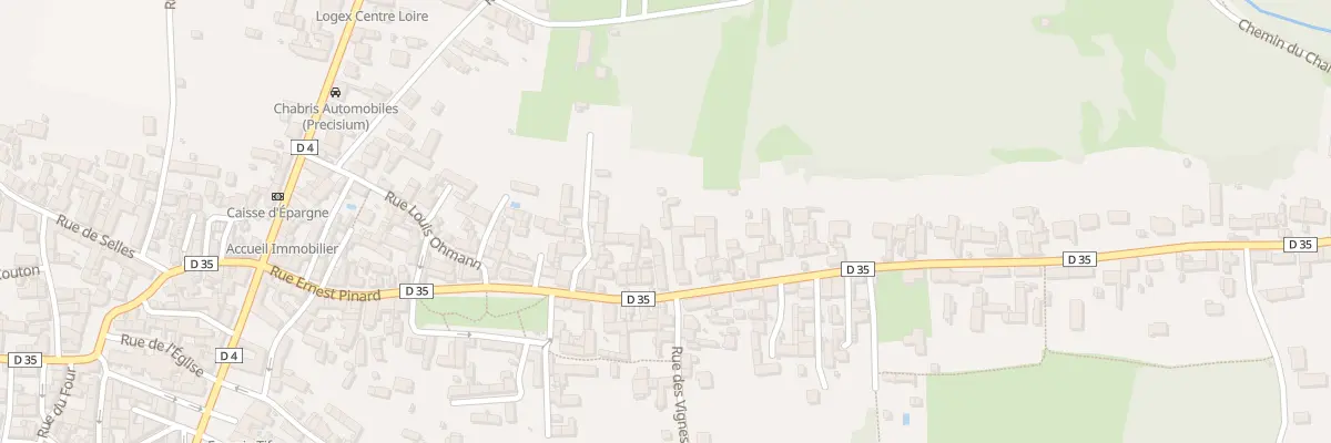 Plan du 87 Rue Ernest Pinard à Chabris