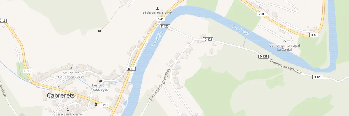 Plan du 5129 Mongirou à Cabrerets