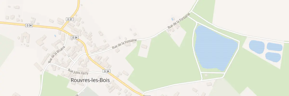 Plan du 10B Rue de la Fontaine à Rouvres-les-Bois