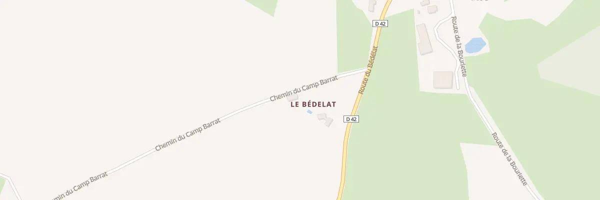 Plan du 5084F Le Bedelat à Cœur de Causse