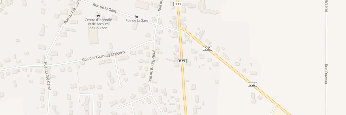 Plan du 25 Rue de Romorantin à Dhuizon