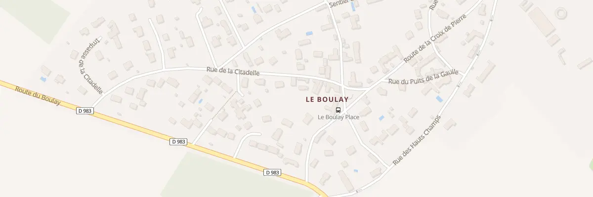 Plan du 36 Rue de la Citadelle à Gambais