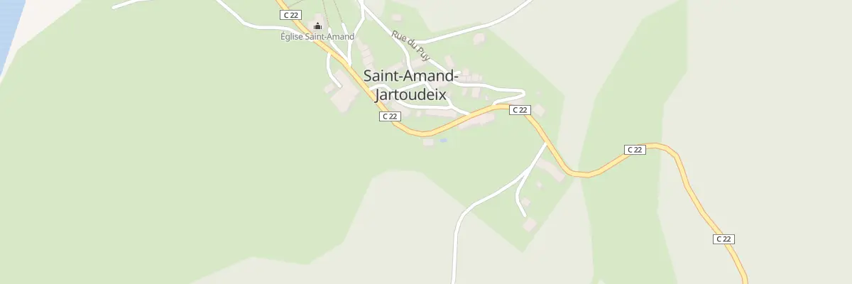 Plan du 11 Rue de la Mairie à Saint-Amand-Jartoudeix