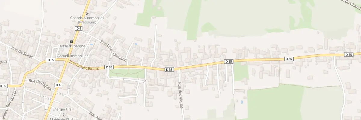 Plan du 89 Rue Ernest Pinard à Chabris