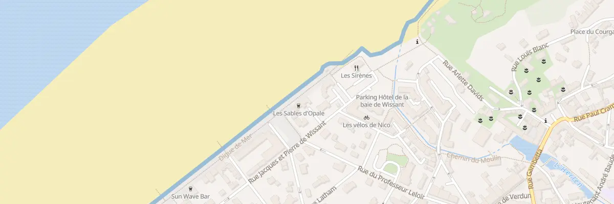 Plan du 2 Sq du Blanc Nez à Wissant