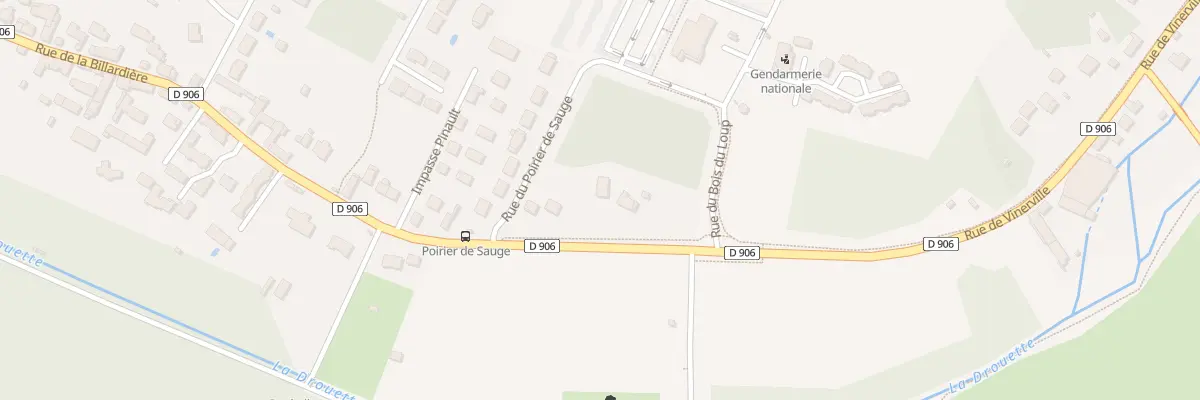 Plan du 89 Rue de la Billardière à Hanches