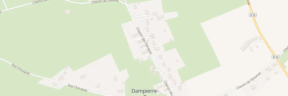 Plan du 257 Che des Planques à Dampierre-en-Bray
