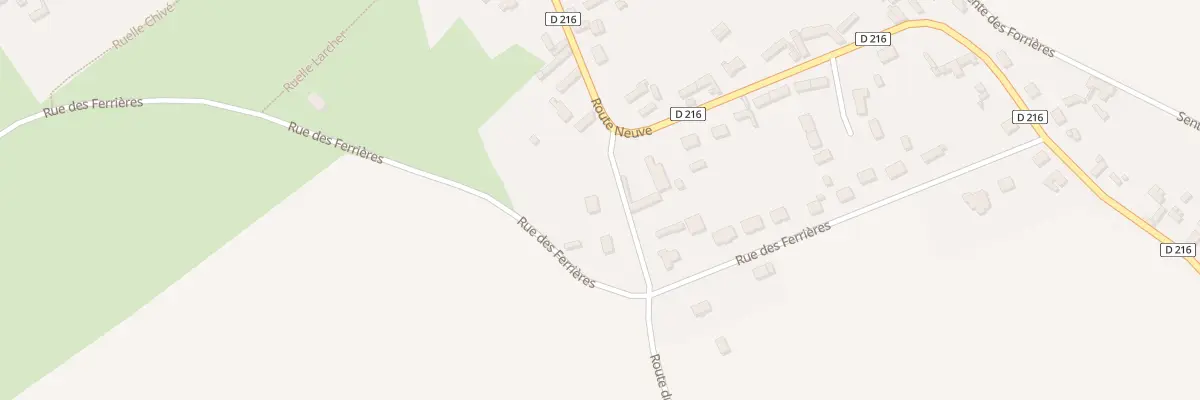 Plan du 3 Rte du Balai à Campneuseville