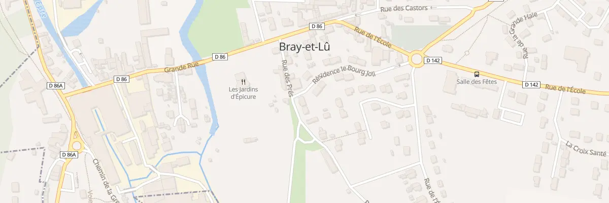 Plan du 6 Res Bourg Joli à Bray-et-Lû